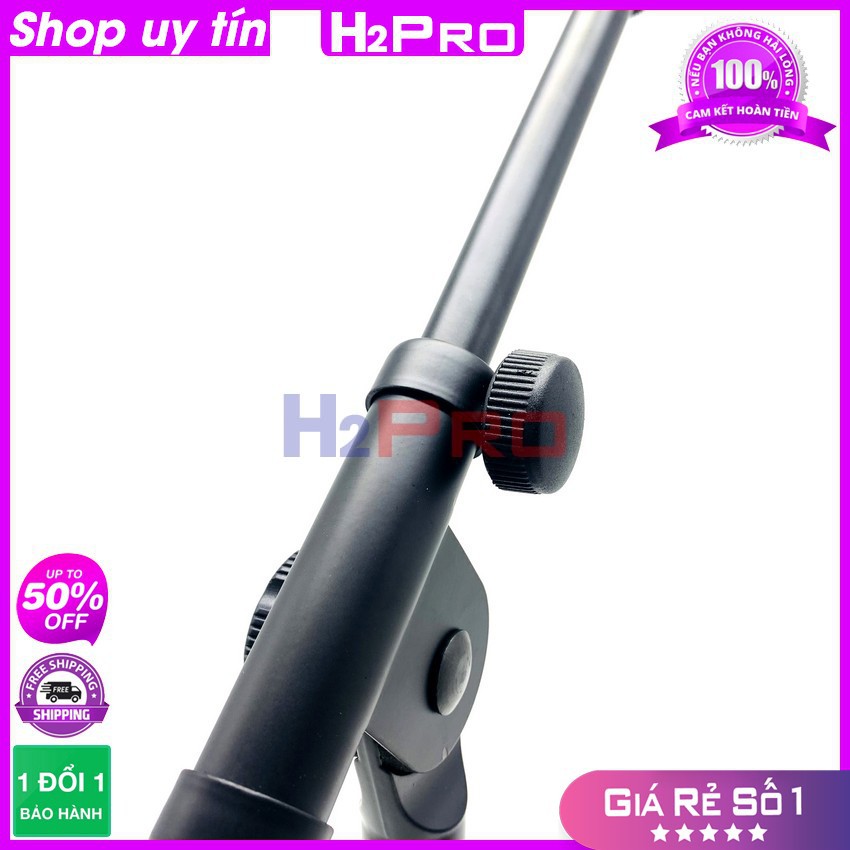 Chân Micro Đứng Để Bàn Cao Cấp Weida Wd209 Cao Tối Đa 80Cm, Đế  Gang Đúc Chắc Chắn-Thân Hợp Kim Phủ Sơn Nano-H2Pro Audio
