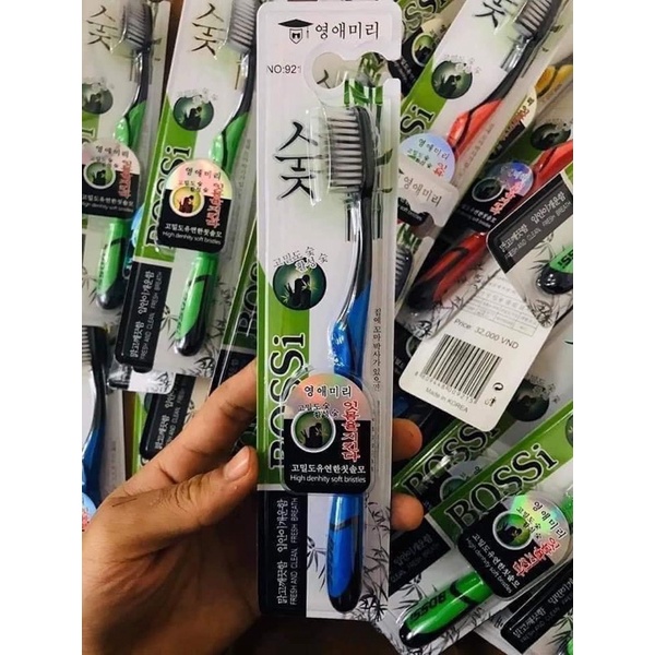 Bàn chải đánh răng than tra hàn quốc cao cấp bossi Shopduyencuong