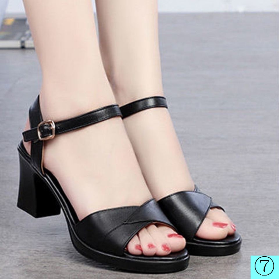 Giày Sandal Da Mềm Đế Dày Chống Trượt Thoải Mái Thời Trang Mùa Hè Cho Nữ 2022