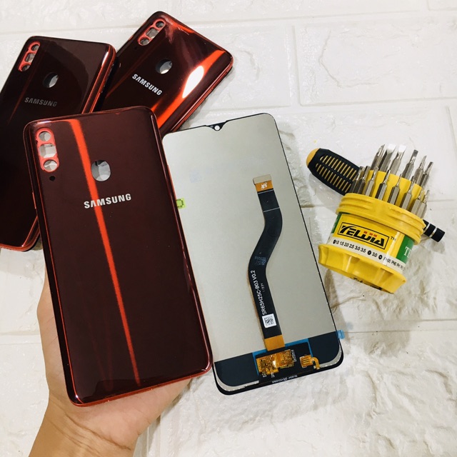 Combo Bộ Vỏ Sườn + Màn Hình Samsung A20s Zin Hàng Cao Cấp (Tặng Bộ Vít)