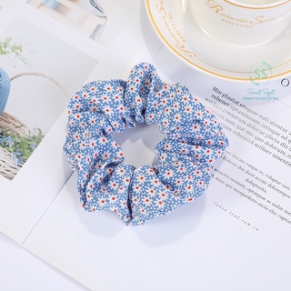 Combo 5 dây cột tóc, thun cột tóc màu xanh biển siêu xinh