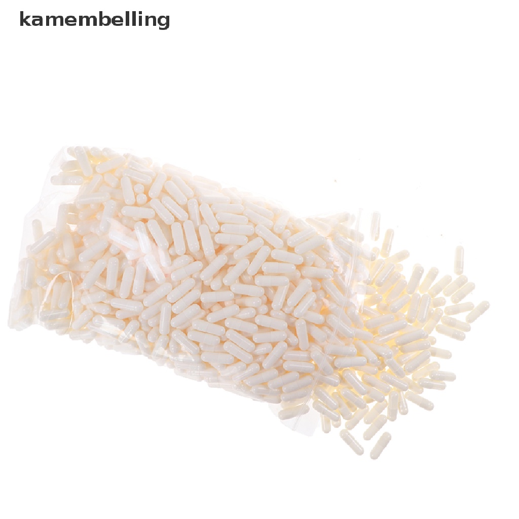 [Hàng mới về] Set 1000 viên nang geratin rỗng cứng kích thước 1 dành cho đựng vitamin gel chăm sóc da mặt