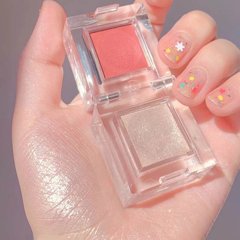 Phấn Má Hồng Dạ Quang Trang Điểm Tự Nhiên Lâu Trôi Không Thấm Nước