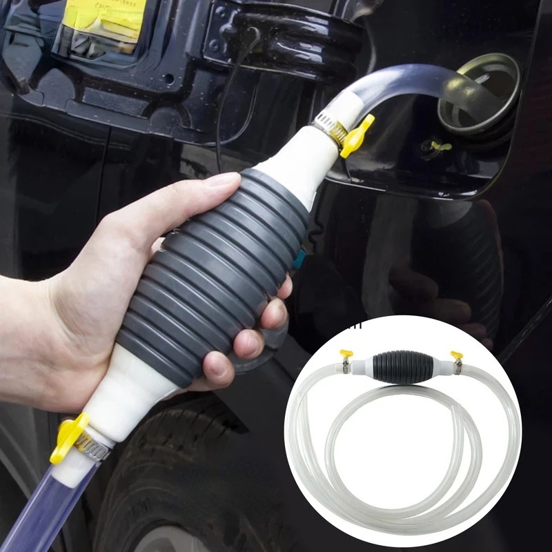 Dụng Cụ Bơm Nhiên Liệu Cầm Tay Kèm Ống Dẫn Cho Xe Hơi