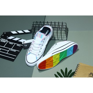 Converse thấp cổ vải trắng CTVT62