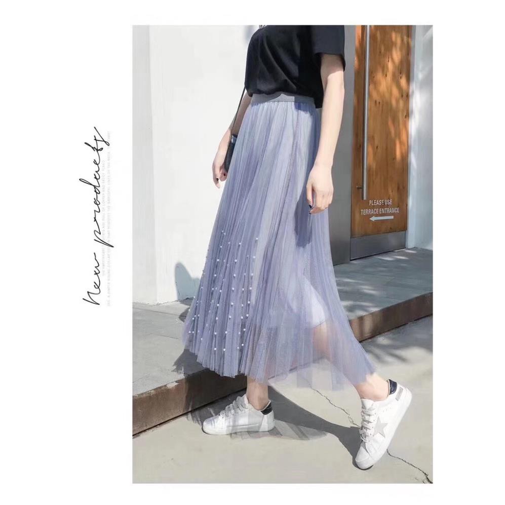 Chân Váy Dáng Dài Điểm Chấm Điệu Đà Cho Nàng Thích Cute | BigBuy360 - bigbuy360.vn