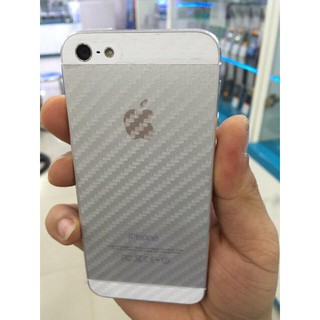 Miếng Dán Carbon (Mặt Sau) Dùng Cho Máy iphone 5/5S