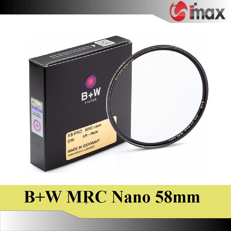 Kính lọc Filter B+W XS-Pro Digital 010 UV-Haze MRC Nano 58mm  + Bút lau lens