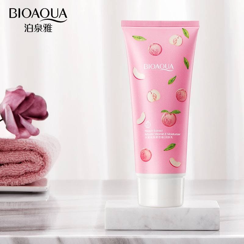 Sữa Dưỡng Thể Trắng Da, thu nhỏ lỗ chân lông Tinh Chất Đào BIOAQUA ZUZUcosmetic