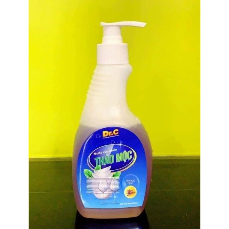 nước rửa chén  rửa bát thảo mộc hương quế không hại da tay - loại 300ml