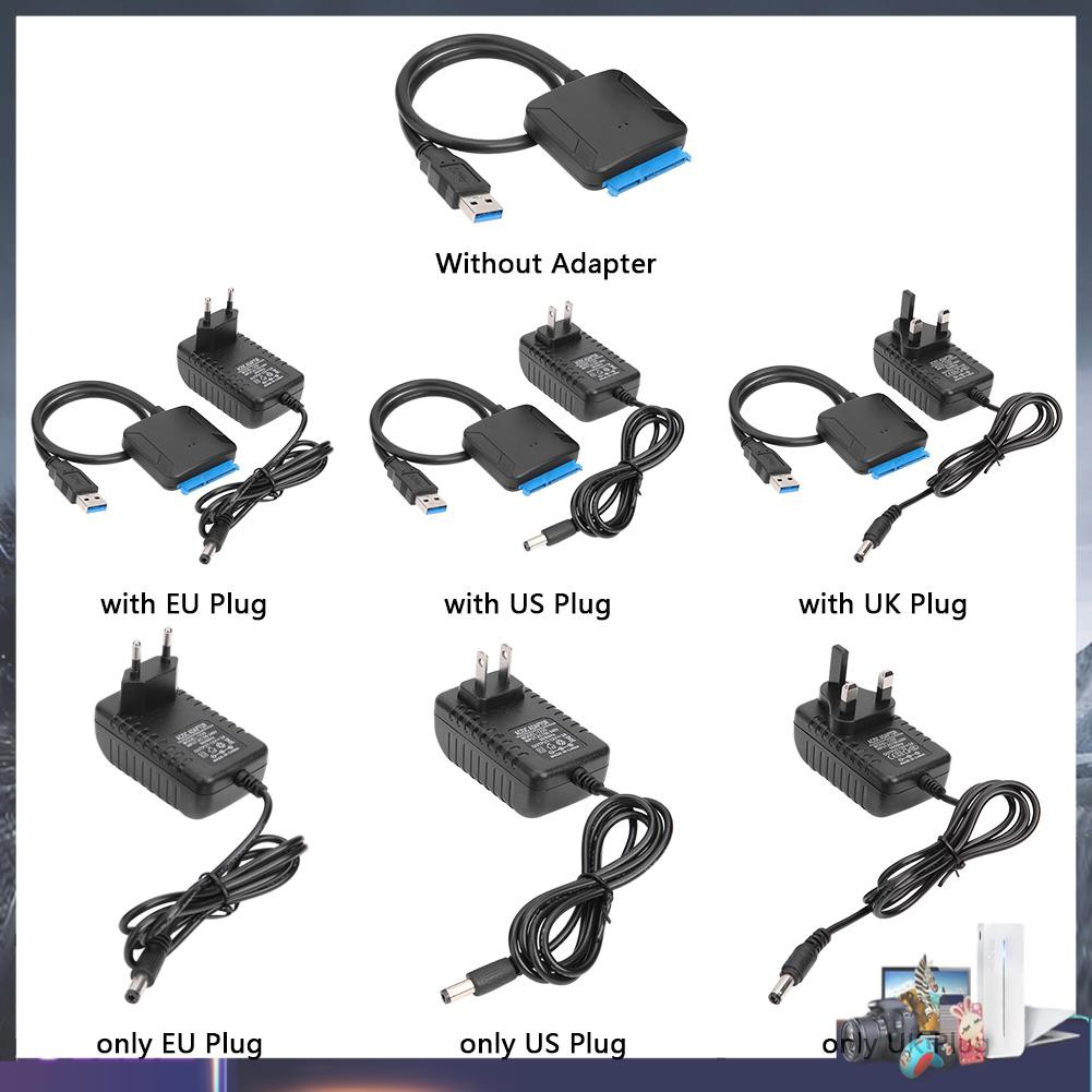 Cáp Chuyển Đổi Usb 3.0 Sang Sata Cho Ổ Cứng 2.5 / 3.5 Inch