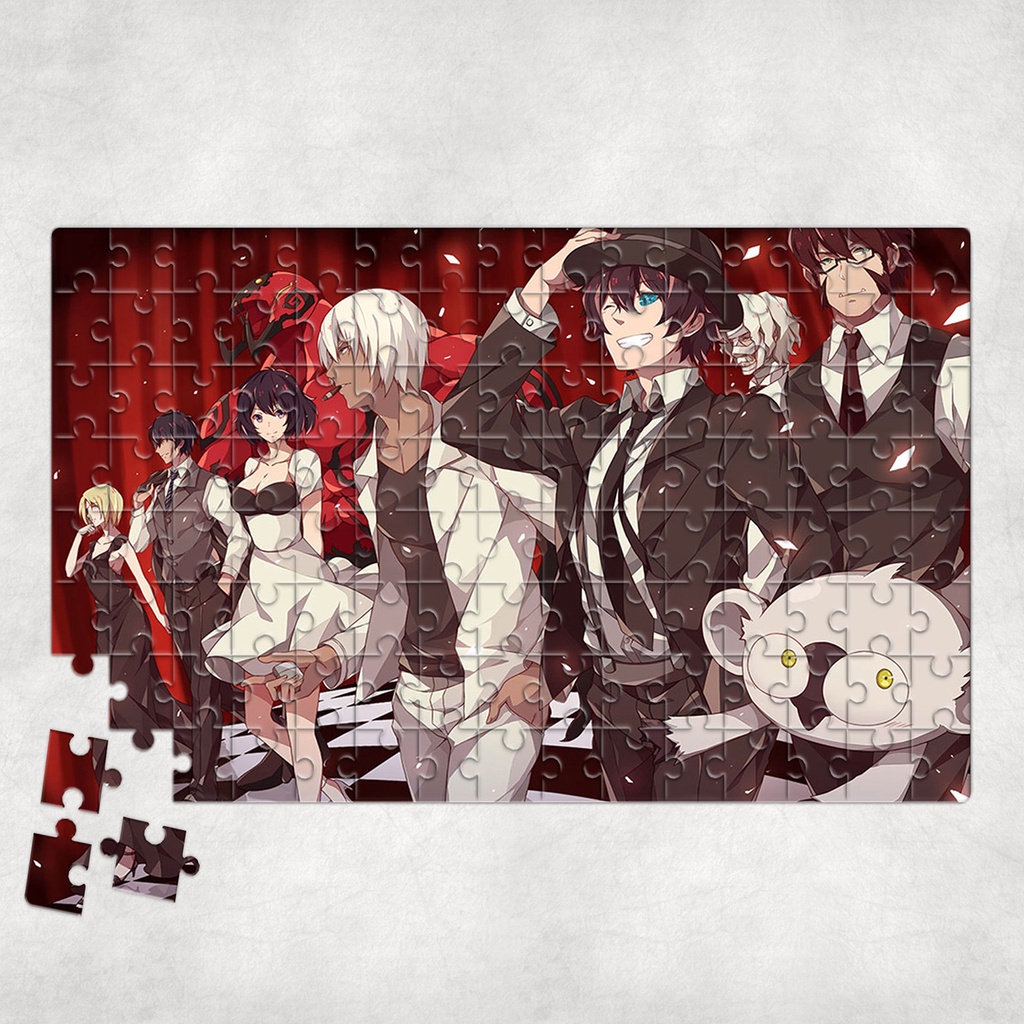 Tranh ghép hình A4, A5 Anime, xếp hình BLOOD BLOCKADE BATTLEFRONT - Mẫu 1