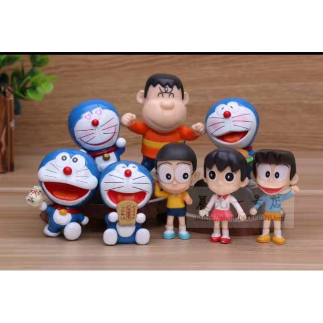 (Kikumaru) Combo Mô hình 5 nhân vật Doraemon MS029