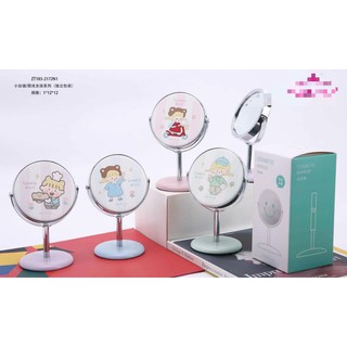 Gương trang điểm để bàn dễ thương