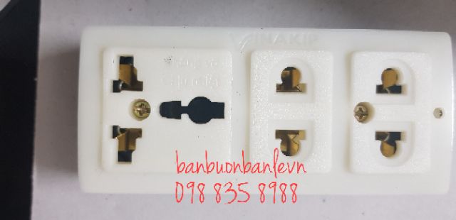 Ổ CẮM 3 NGẢ ĐA NĂNG VINAKIP
