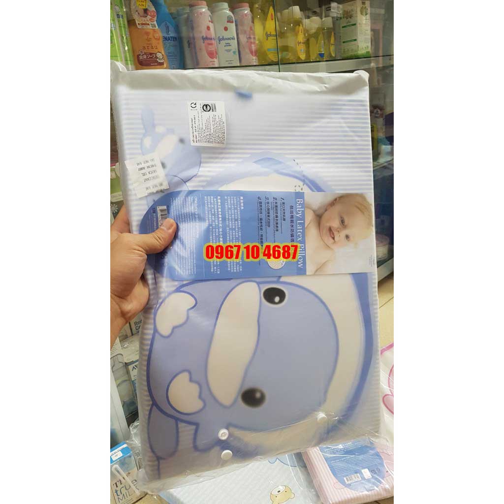 Gối Cao Su KUKU Gối Cao Su Non Chống Ngạt Cho Bé Sơ Sinh KU2047  Chính Hãng