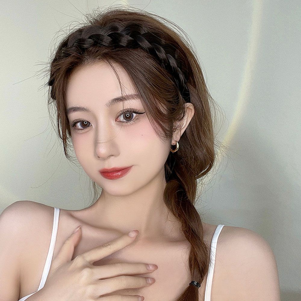 Băng đô cài tóc hình xương cá dễ thương nhiều màu tùy chọn phong cách Hàn Quốc cho nữ