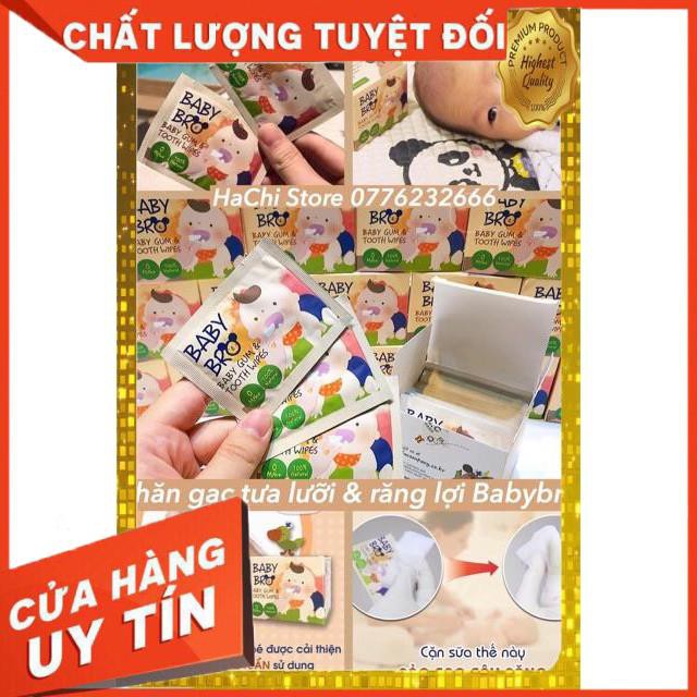 Khăn Gạc Tưa Lưỡi Và Răng Lợi BABYBRO