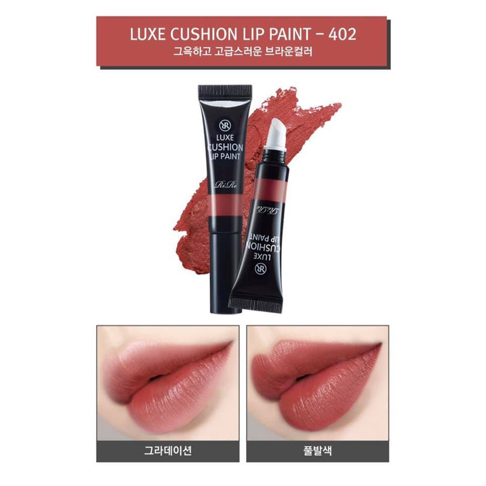 [Made in Korea] SON CUSHION RIRE LUXE LIP PAINT Hàn Quốc giữ màu lâu, với đặc tính dưỡng môi,không làm da môi bong tróc