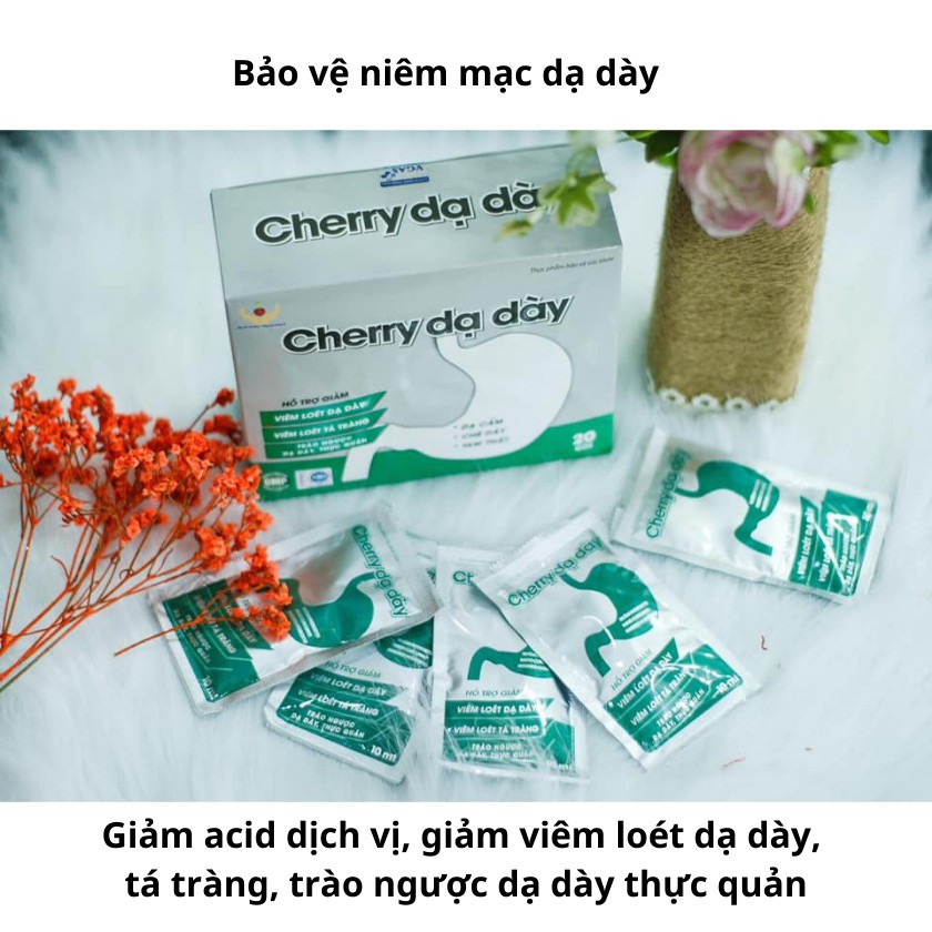 Cherry dạ dày - Bảo vệ niêm mạc dạ dày, giảm viêm loét dạ dày