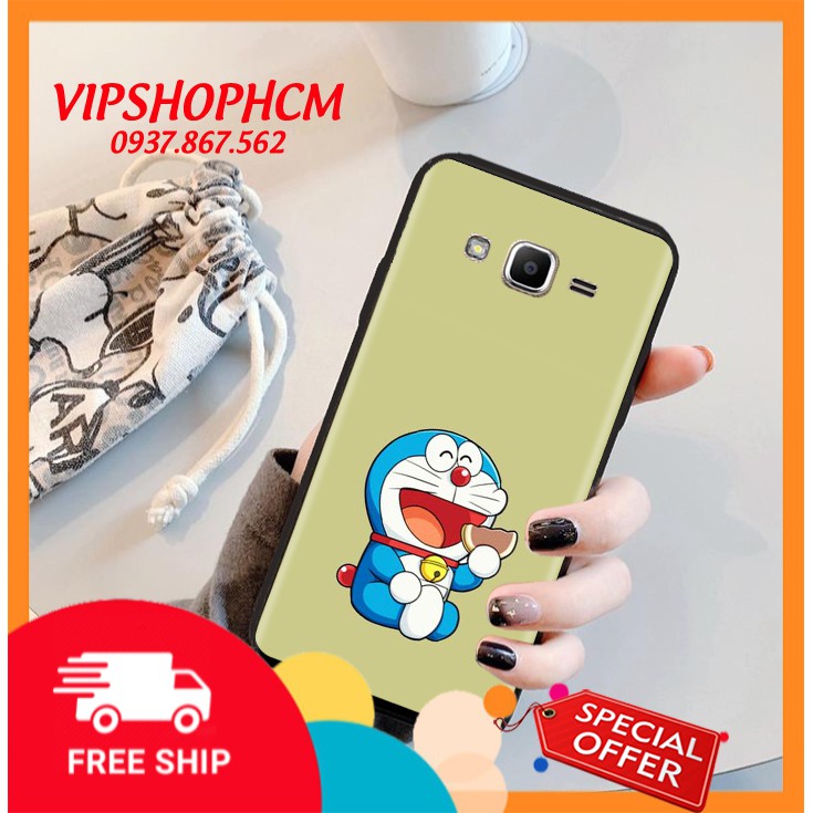 Ốp lưng SamSung J3 2016/ J3 Pro/ J3 2018/ J4/ J4 Plus Hình Doremon Dễ Thương - viền TPU dẻo
