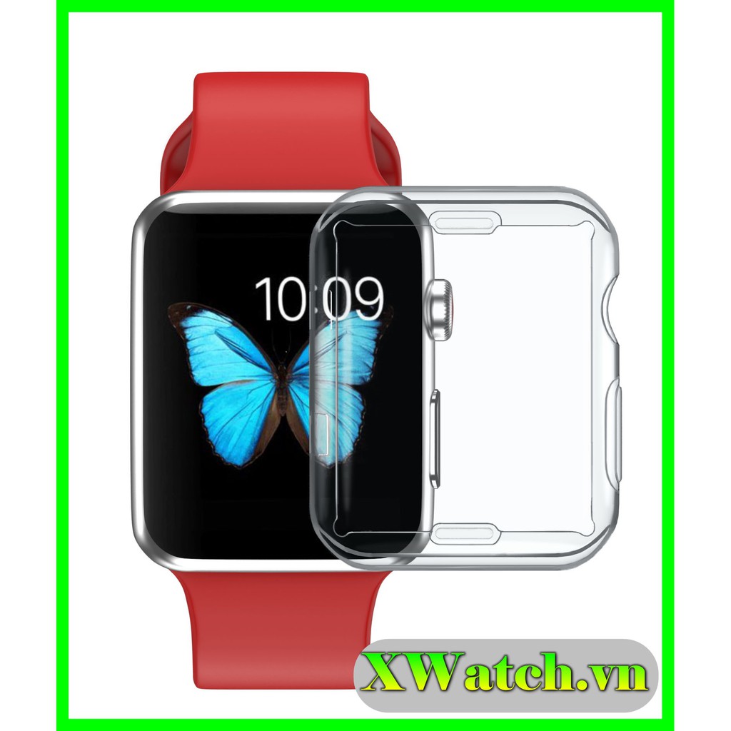 Ốp Silicon Full màn Cho Apple Watch 38mm 42mm 40mm 44mm