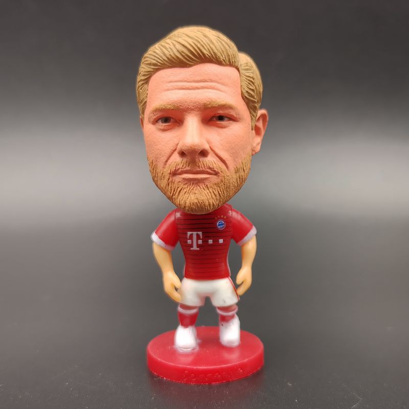 Mô Hình Cầu Thủ Bóng Đá Munich Levandowski Muller Roben Ribery JAMES Lahm Alonso Neuer