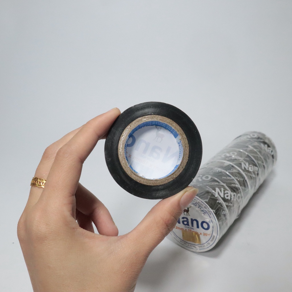 Băng Dính Điện NANO 20Y 10Y Con Nai Siêu Dai, Cách Điện An Toàn