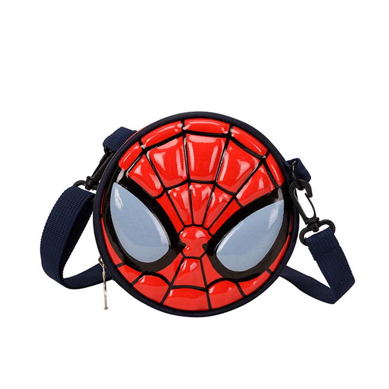 Thời trang bé trai Túi đeo ngực siêu nhân Spider-Man Vỏ cứng Túi Messenger đi chơi Túi du lịch Túi Đeo Trước Ngực In Chữ Phong Cách Cho Bé