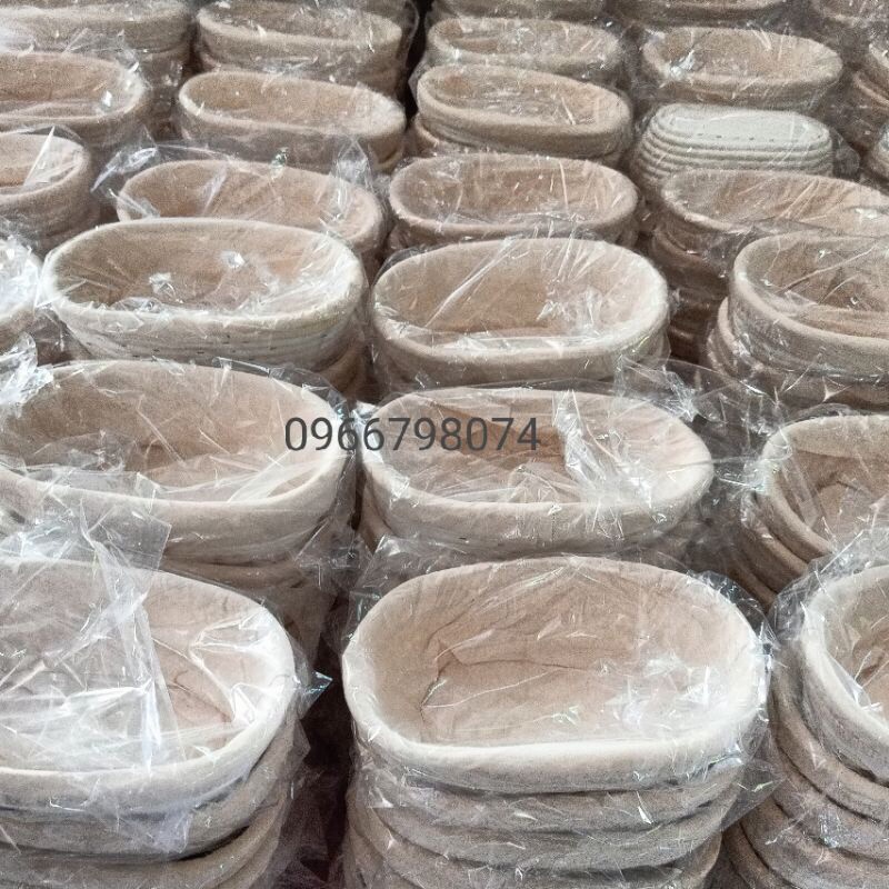 Vải lót rổ ủ bánh mì 100% cotton tự nhiên