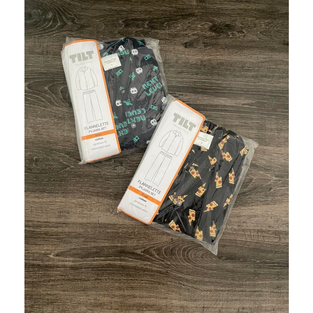 B343 - Bộ PJ cài cúc dài tay nhiều hình CN bé trai