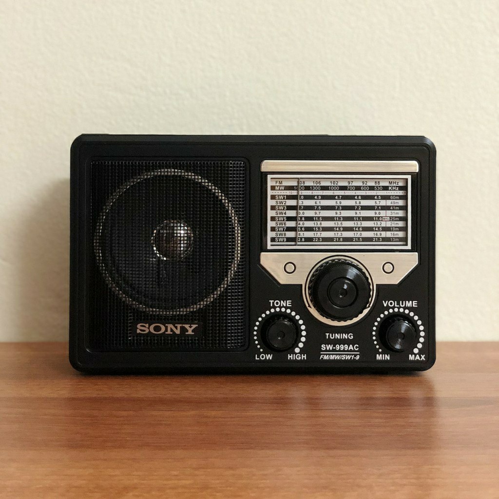 Combo Đài Radio Sony SW-888/999 UAR + Tai Nghe Cho Điện Thoại Samsung J7 Pro