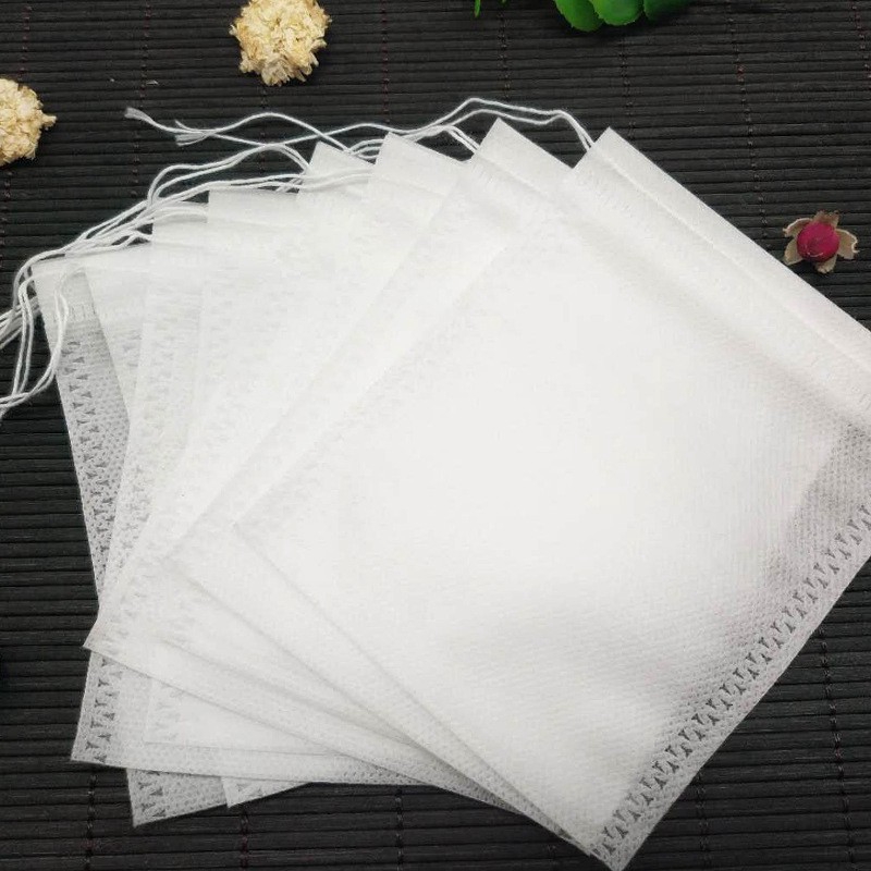 100 túi lọc trà rỗng có dây rút tiện lợi