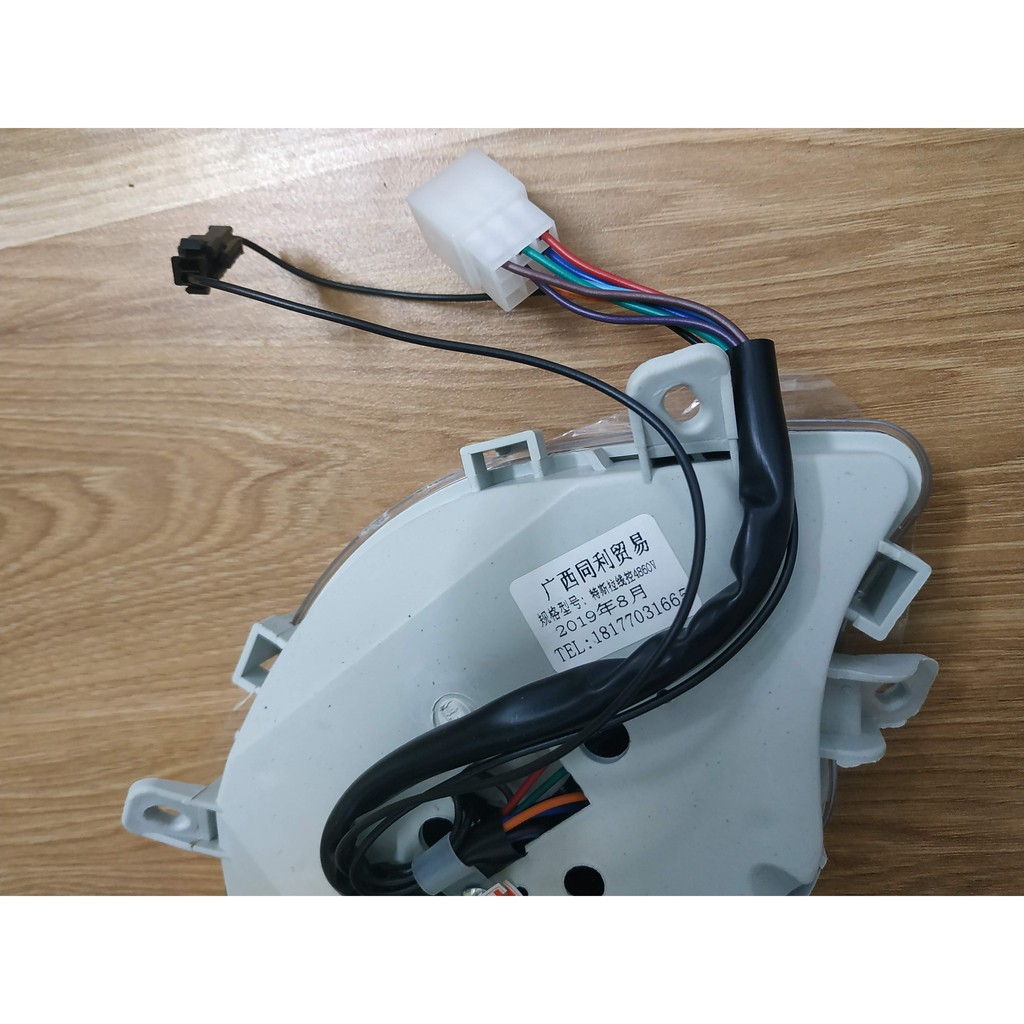 Đồng hồ xe điện Vespa, đã bao gồm mặt kính mika đồng hồ vespa