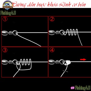 Khóa Link câu cá - Đủ size - KL02