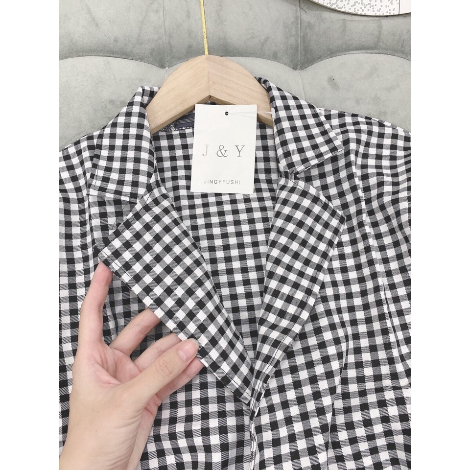 Áo Blazer -Vest Cộc tay Dáng Rộng 1 Lớp | BigBuy360 - bigbuy360.vn