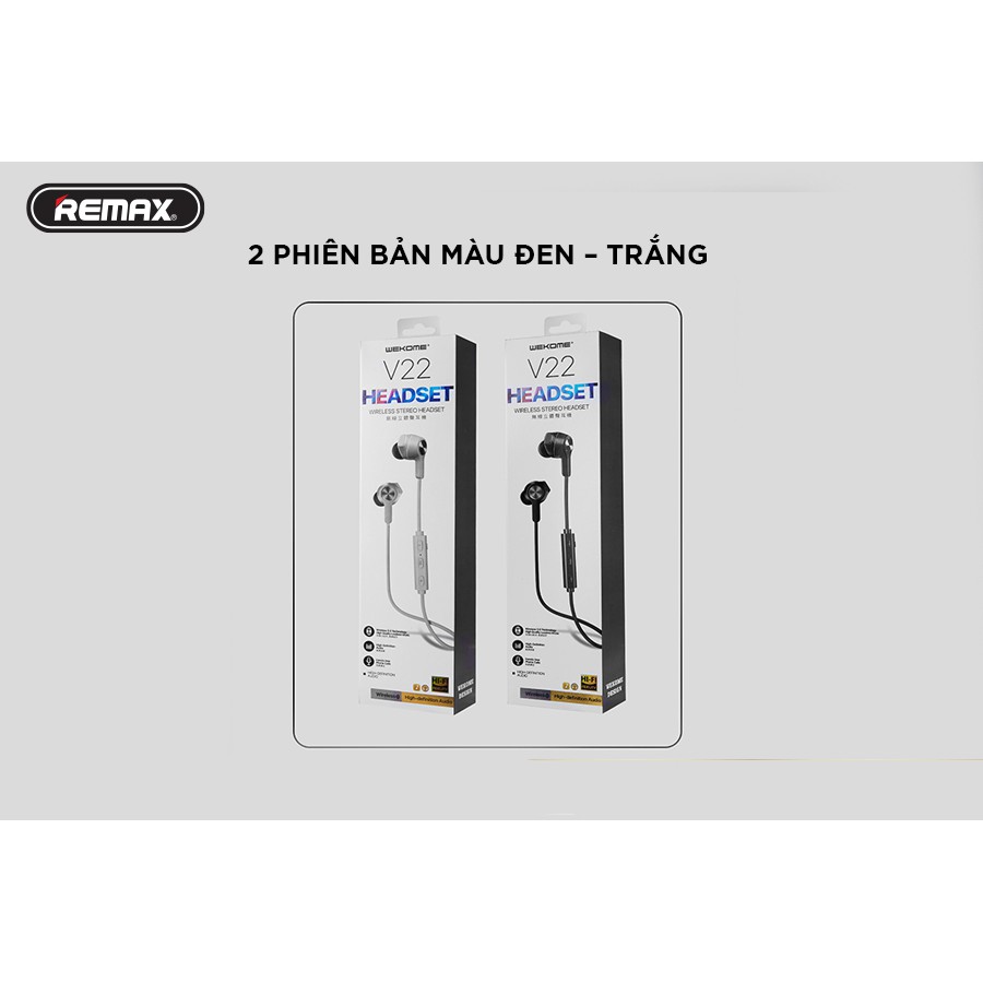 Tai nghe bluetooth thể thao Remax WK V22