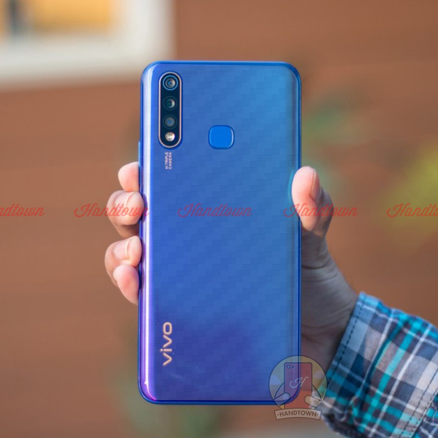 Miếng dán lưng cacbon Vivo U3 / U20 / Y5s / Y19