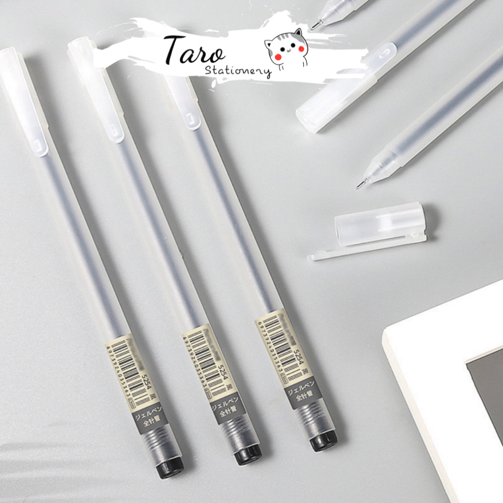 Bút gel đen basic Take Notes tiện lợi A21 Taro Stationery