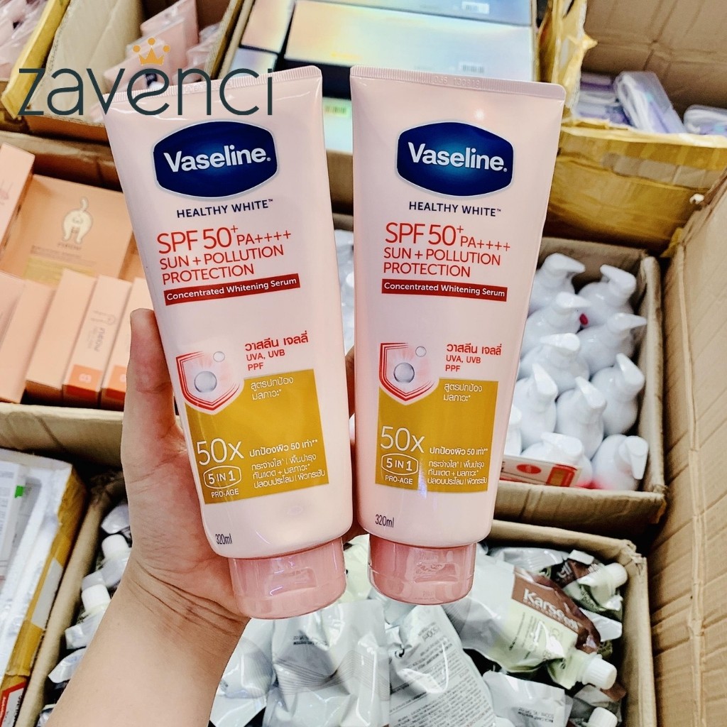 Sữa Dưỡng Thể VASELINE Perfect Serum 50X Trắng Da Toàn Thân Hàng Chuẩn Thái (320ml)