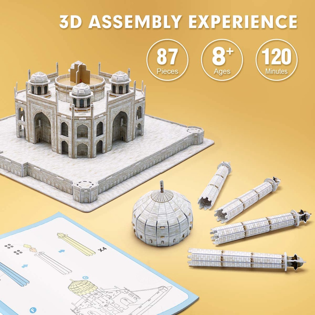 Mô hình giấy 3D CubicFun - Đền Taj Mahal - Ấn Độ DS0981h