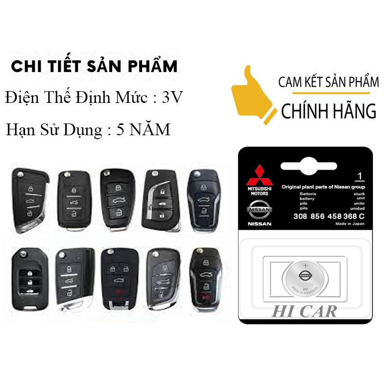 Pin chìa khóa ô tô Mitsubishi Xpander chính hãng