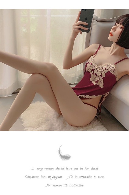 Sx 681 đồ ngủ sexy - áo ngủ cao cấp -KellyWang | BigBuy360 - bigbuy360.vn