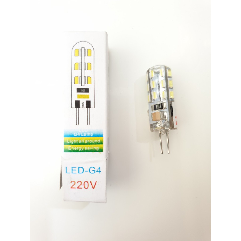 ⚡GIAO HỎA TỐC⚡ Bóng led Ghim 3W 220V,bóng Led ghim ngón tay( Trắng - Vàng)