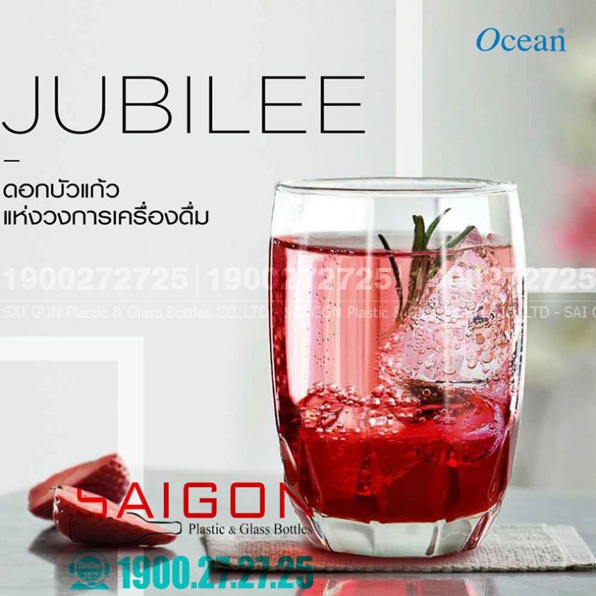 [Đại lý Ocean]Bộ 6 Cốc ly kim cương thủy tinh thái lan Ocean Charisma Hi Ball 355ml B22711