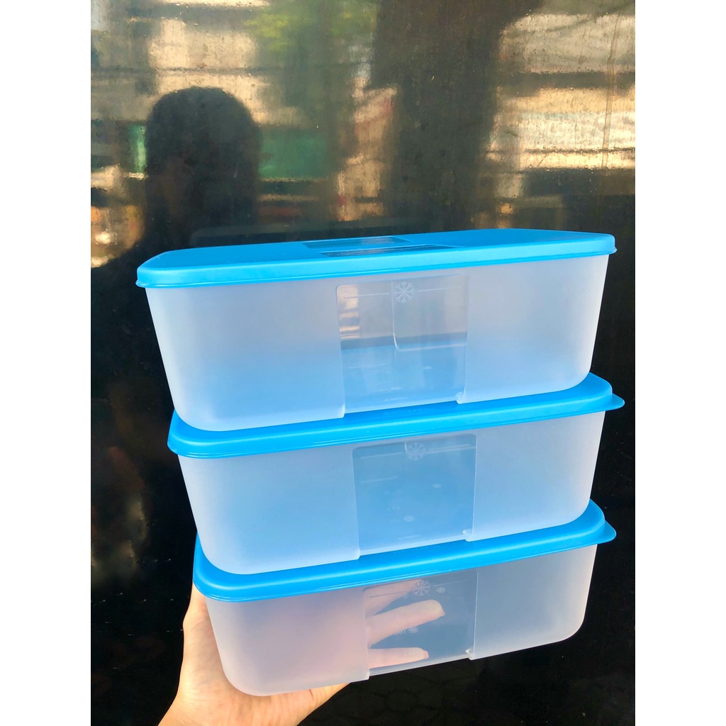 Lẻ Hộp nhựa đựng thực phẩm ngăn đông 1.5L Tupperware Nắp Màu Ngẫu Nhiên, thịt ngăn đông tủ lạnh nhựa nguyên sinh