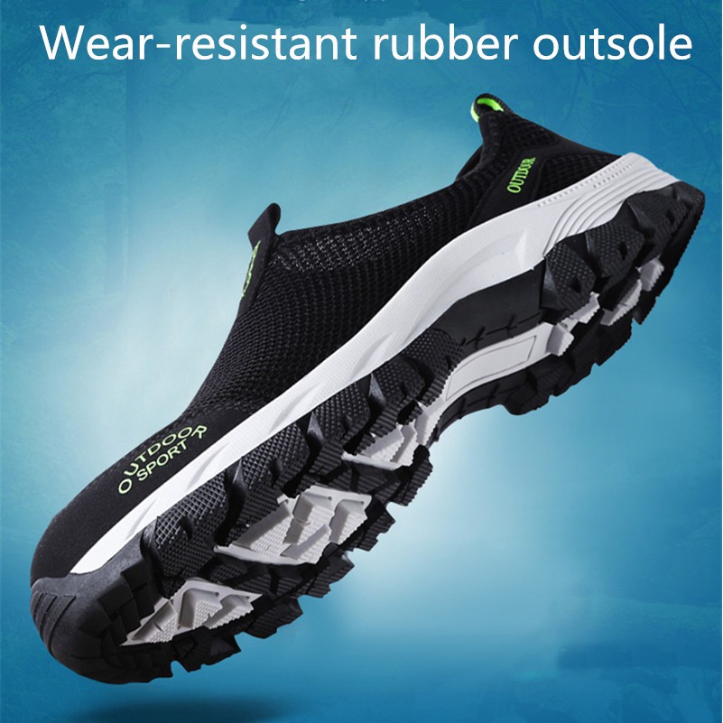 large size (39~48#) Men's Kasut mendaki breathable casual shoes Waterproof Outdoor Trekking Sportshoes hiking shoes