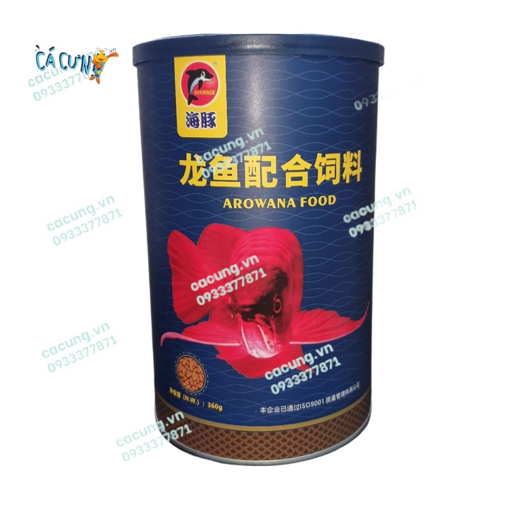 THỨC ĂN CÁ RỒNG HUYẾT LONG HỖ TRỢ LÊN MÀU TOÀN DIỆN PORPOISE AROWANA FOOD