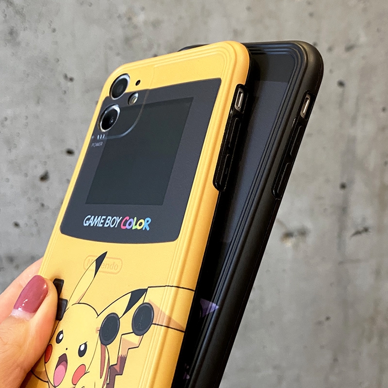 Ốp điện thoại mềm họa tiết máy chơi game Geng Gui Pikachu cho iPhone 7/8 Plus/X/XS/XR/XS MAX/11/11 PRO/11 Pro MAX/SE2