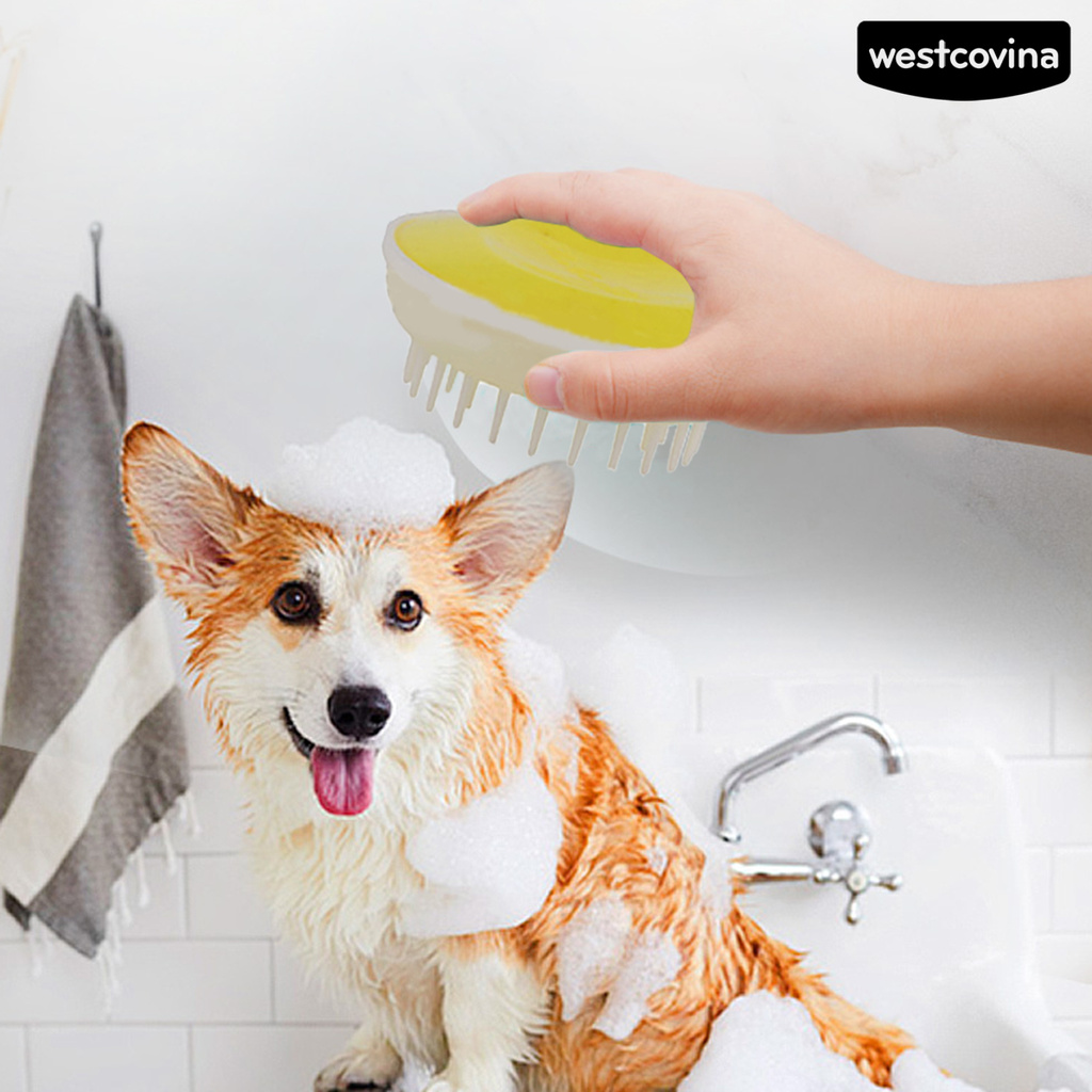 (Hàng Mới Về) Lược Chải Lông Massage Chống Trượt Cho Thú Cưng